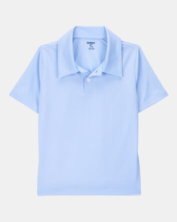 Kid 3-Pack Active Uniform Polo Shirts in Moisture Wicking BeCool&trade; Fabric - Blue, 