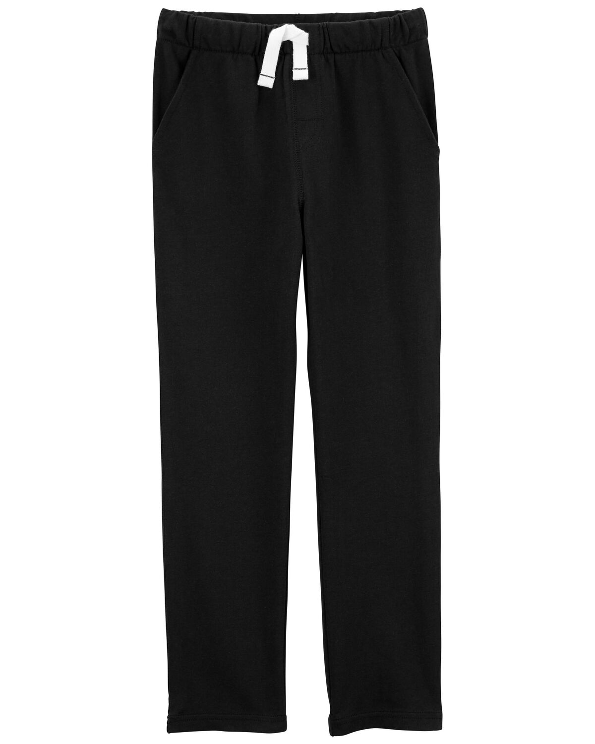 Black Kid Pull-On French Terry Pants | carters.com