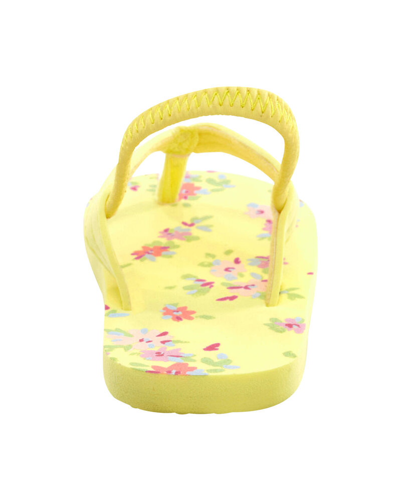 Floral Print Flip-Flops, image 3 of 8 slides
