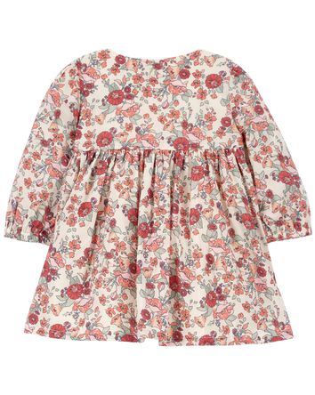Baby Floral Print Woven Dress , 