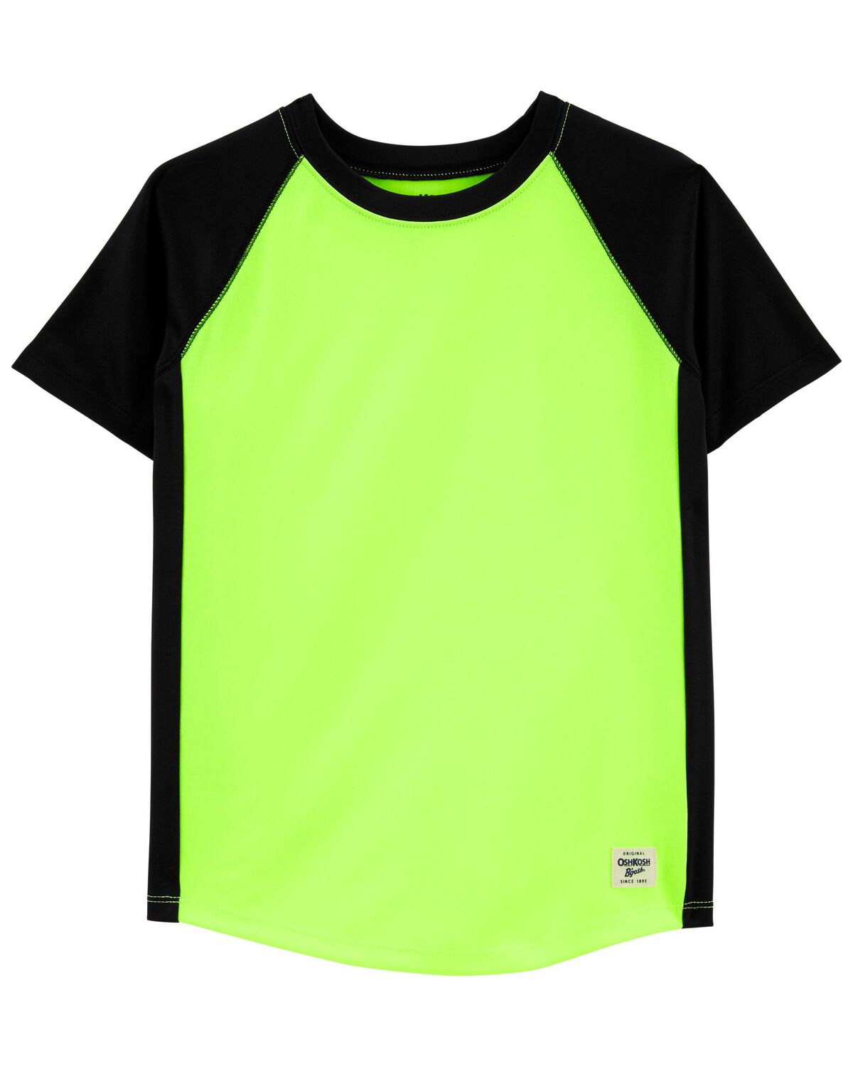Victory Neon Yellow Kid Neon Active Raglan Tee