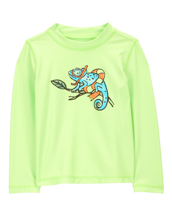 Toddler Boy Iguana Long-Sleeve Rashguard, 