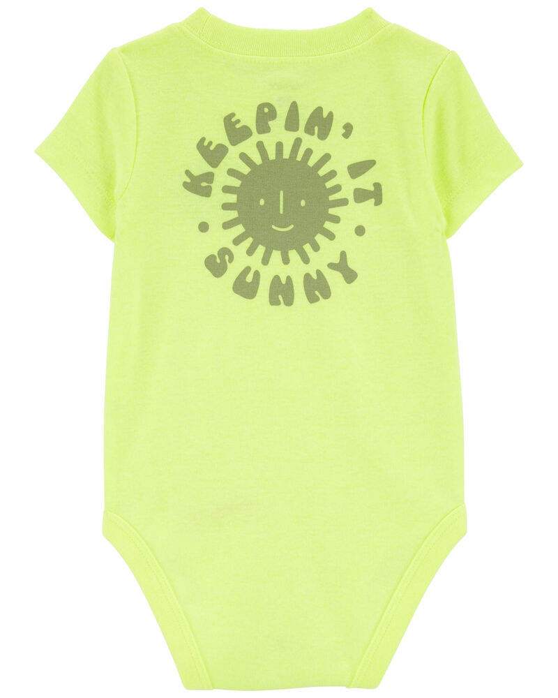 Baby 2-Piece Neon Sun Bodysuit Pant Set, image 2 of 4 slides