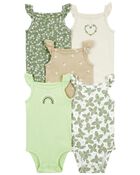 Baby 5-Pack Butterfly Flutter Bodysuits, image 1 of 7 slides