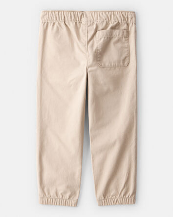 Toddler Boy Cotton Pull-On Fashion Pants - Khaki, 