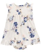 Baby 2-Piece Bodysuit Dress & Cardigan Set, image 2 of 5 slides