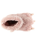 Fuzzy Dinosaur Slipper Shoes, image 4 of 5 slides