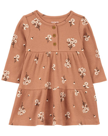 Baby Floral Thermal Dress, 