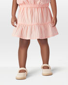 Toddler Tiered Skort - Pink, image 2 of 6 slides