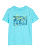 Kid Going Places Short-Sleeve Graphic Tee - Turquoise, image 1 of 3 slides