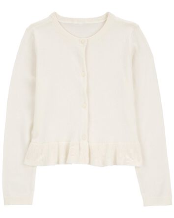 Kid Button-Up Cardigan, 