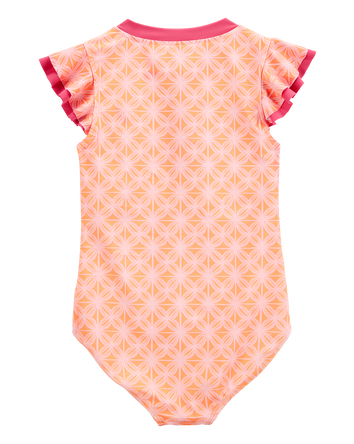 Kid Disney© Moana 1-Piece Swimsuit - Orange, 