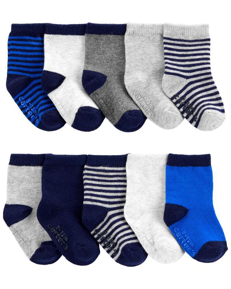 Toddler 10-Pack Socks, image 1 of 2 slides
