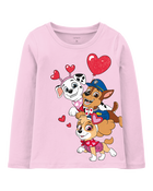 Toddler PAW Patrol Valentine's Day Tee - Pink, image 1 of 3 slides