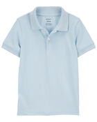 Toddler Ribbed Collar Polo Shirt, image 1 of 2 slides