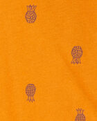 Baby 2-Piece Pineapple Polo Bodysuit & Short Set, image 2 of 3 slides