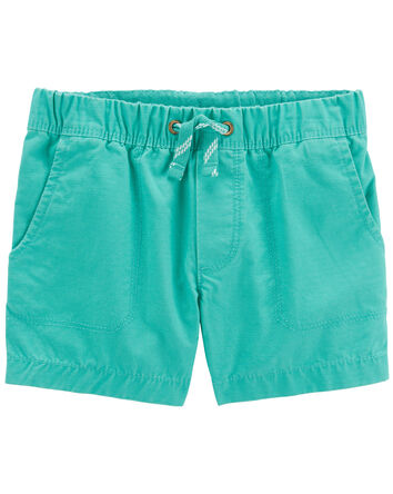 Baby Pull-On Canvas Shorts, 
