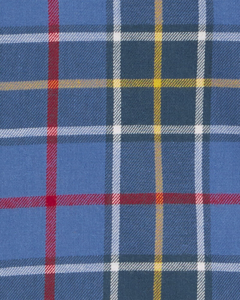 Toddler Plaid Button-Front Shirt, image 3 of 4 slides