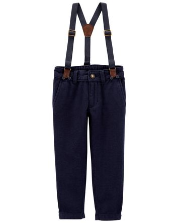 Toddler Suspender Pants, 