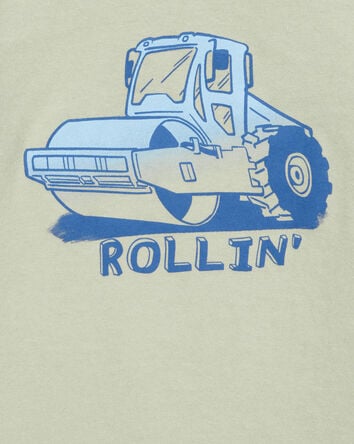 Toddler Boy Tractor Rollin' Short-Sleeve Graphic Tee - Olive, 