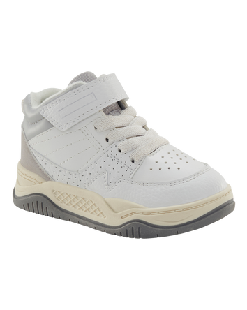 Toddler Casual Easy On High-Top Sneakers - Grey, 