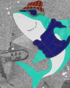 Baby Shark Snow Yarn Graphic Tee, image 2 of 3 slides