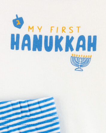 Baby 2-Piece My First Hanukkah Outfit Set, 