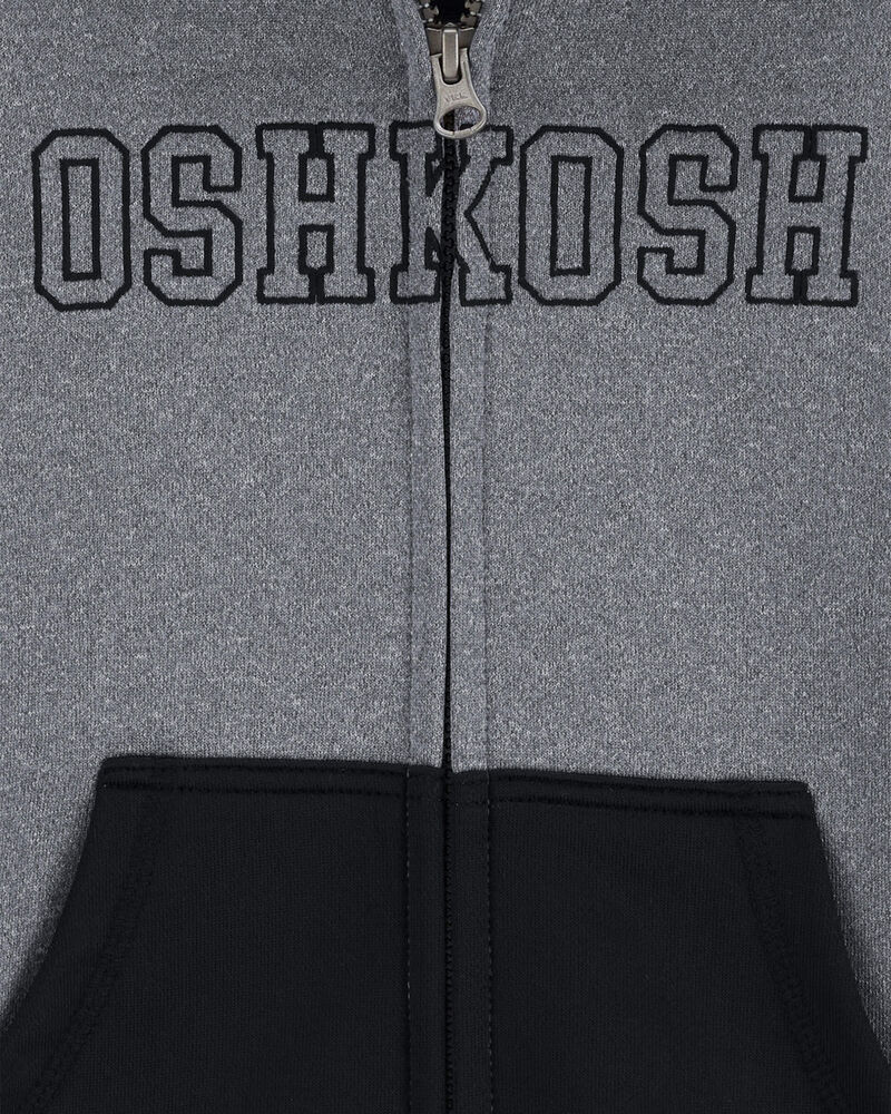 Toddler 2-Piece OshKosh Logo Zip Jacket & French Terry Pants Set
, image 3 of 7 slides