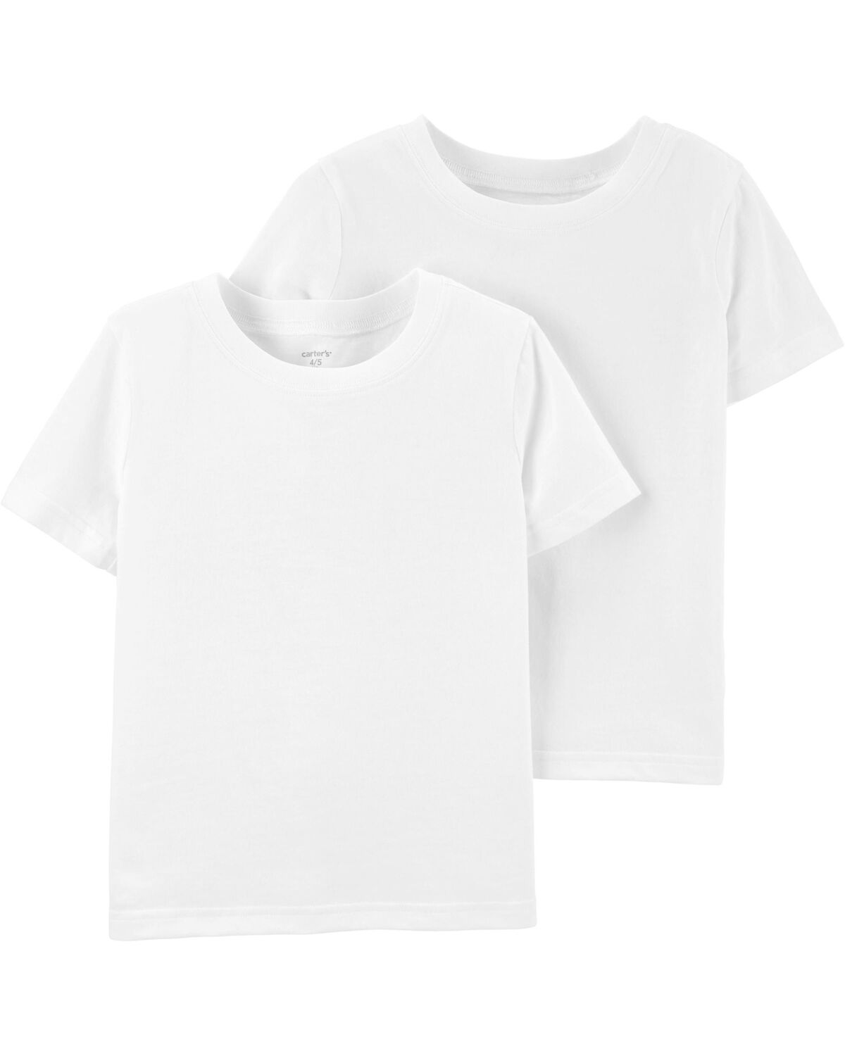 White 2Pack Cotton Undershirts
