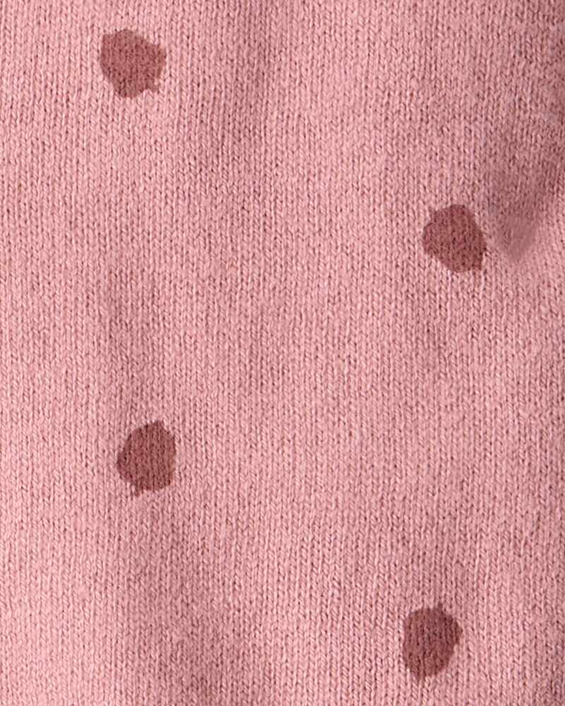 Baby Girl 3-Piece Acorn Print Short-Sleeve Dress Set - Pink, image 3 of 5 slides