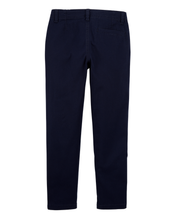 Kid Slim Tapered Chino Pants - Navy, 