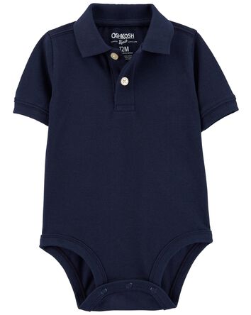 Baby Polo Bodysuit, 