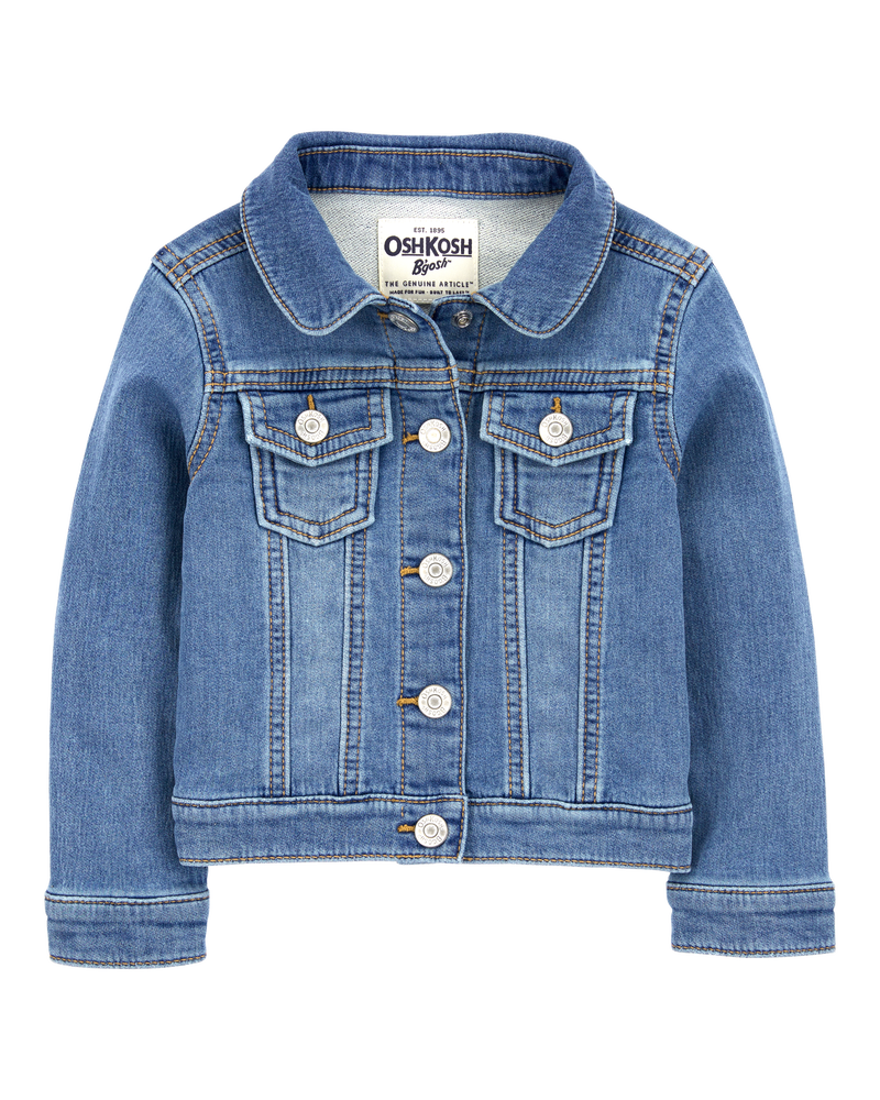 Toddler Classic Denim Jacket - Blue, image 1 of 3 slides