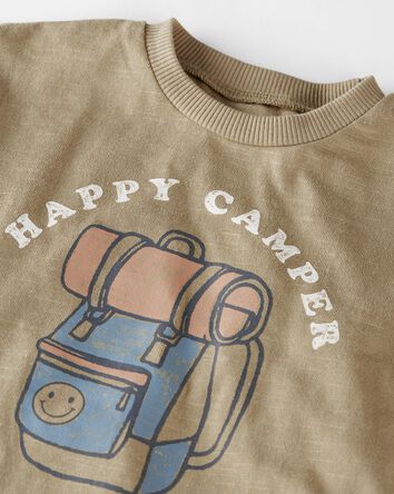 Baby Organic Cotton Happy Camper Tee, 