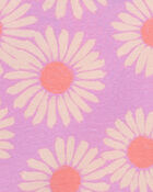 Toddler 4-Piece Daisy 100% Snug Fit Cotton Pajamas, image 3 of 4 slides