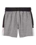 Kid 2-Piece Active Muscle Tank & Shorts Set - Grey, image 5 of 7 slides