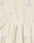 Baby Floral Sunsuit - Ivory, image 2 of 3 slides