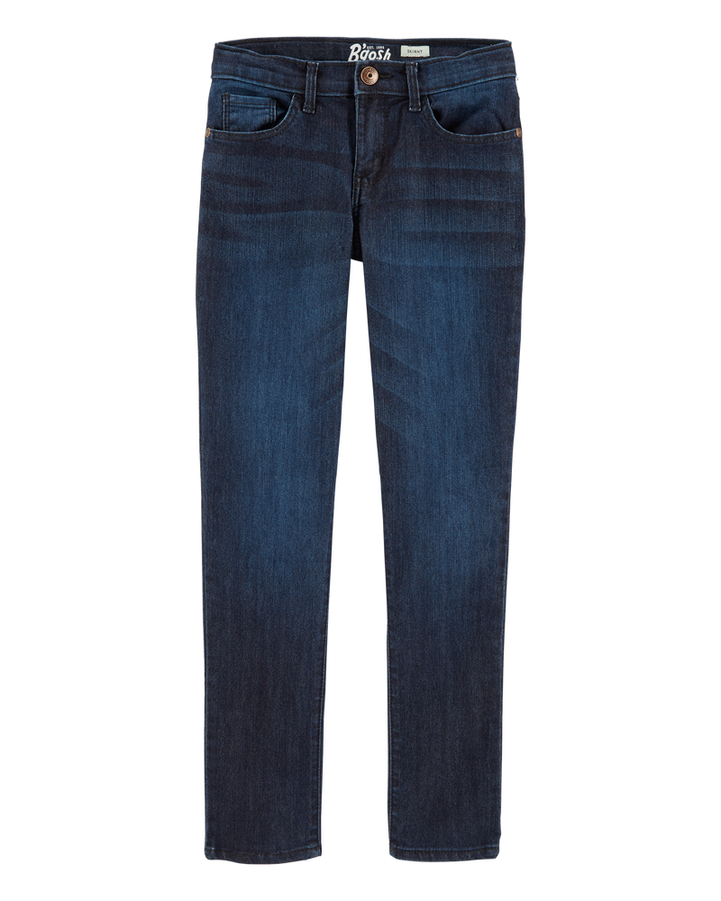 Kid Dark Wash Skinny-Leg Jeans, image 1 of 3 slides