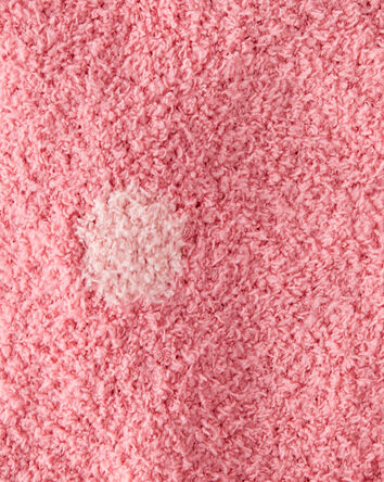 Polka Dot Plush Blanket - Pink, 