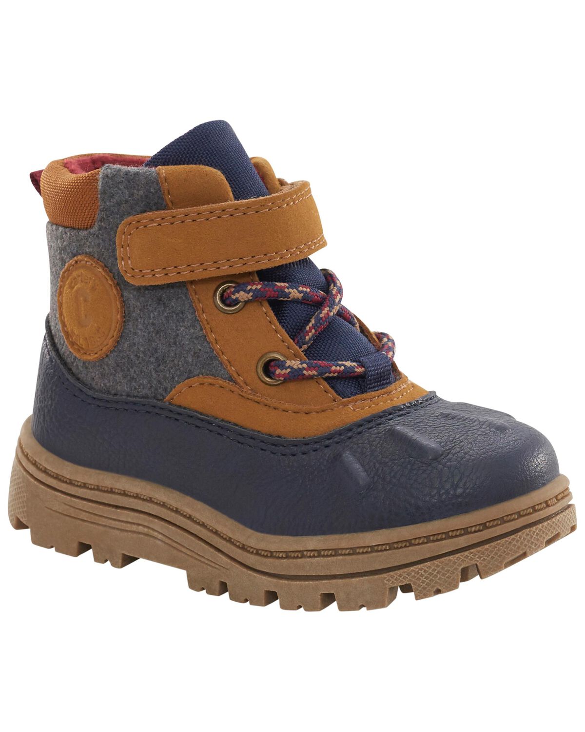 Navy/Brown Toddler Duck Boots