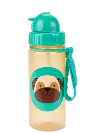 ZOO Straw Bottle - 13 oz - Pug, 