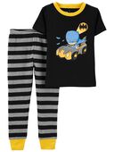 Black - Toddler 2-Piece Batman TM 100% Snug Fit Cotton Pajamas