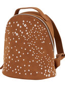 Tan - OshKosh Suede Mini Backpack
