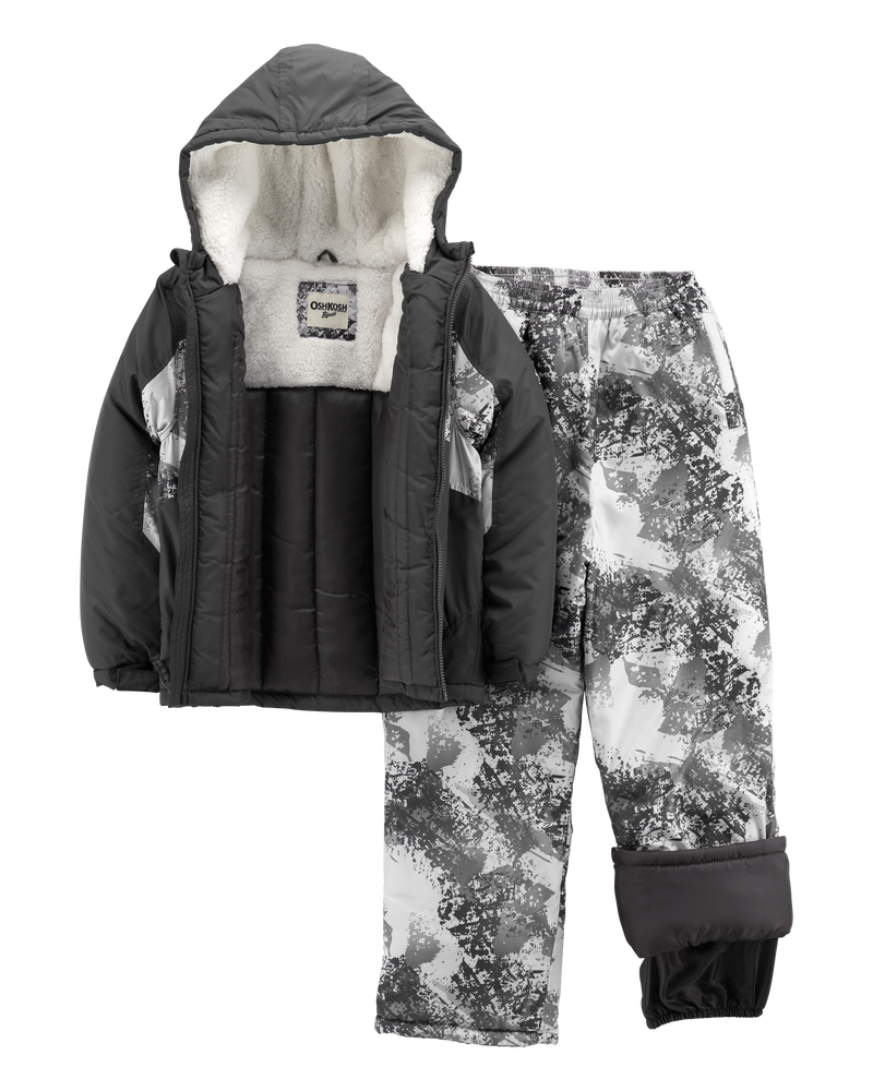 Kid 2-Piece Printed Snowsuit, image 2 of 4 slides