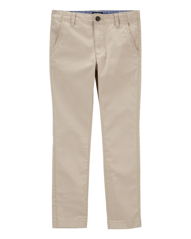 Kid Husky Fit Stretch Chino Pants, image 1 of 4 slides