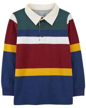 Kid Long-Sleeve Rugby Polo, 