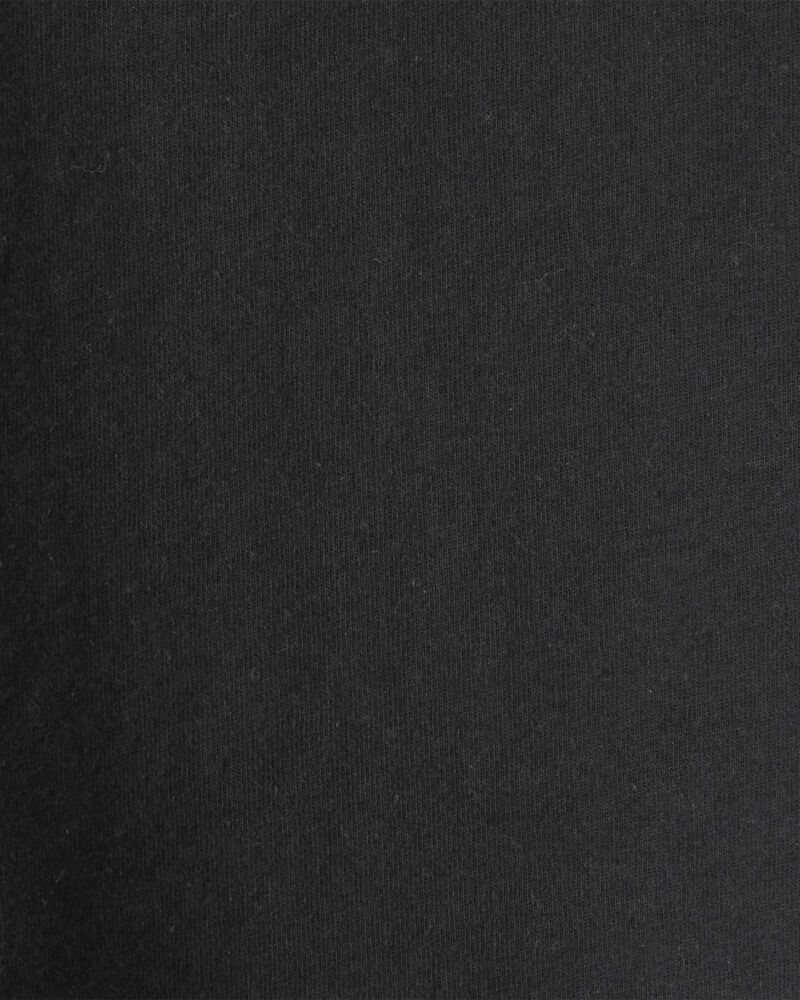 Baby Solid Short-Sleeve Pocket Tee - Black, image 2 of 3 slides