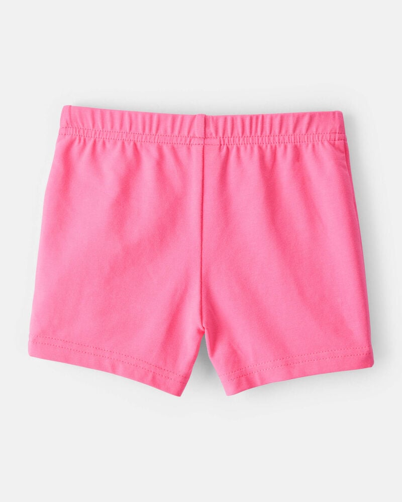 Toddler Girl 2-Pack Tumbling Shorts - Pink/Black, image 2 of 6 slides