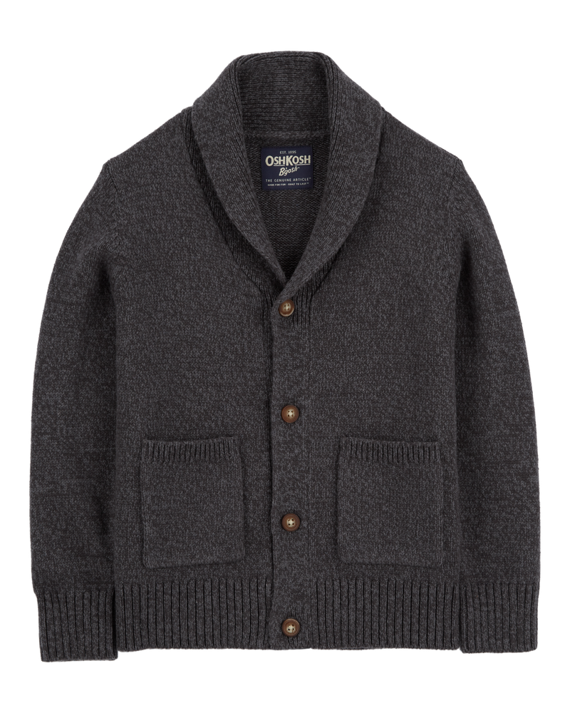 Kid Chunky Knit Button-Front Cardigan, image 1 of 3 slides