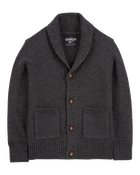 Kid Chunky Knit Button-Front Cardigan, image 1 of 3 slides